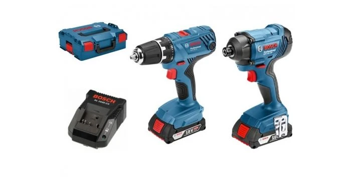 Bosch 06019G5101 18V Li-Ion Accu Boor-/schroefmachine (GSR 18V-21) & Slagschroevendraaier (GDR 18V-160) Combiset (2x 2,0Ah Accu) In L-boxx 3 Bosch 06019G5101 18V Li-Ion Accu Boor-/schroefmachine (GSR 18V-21) & Slagschroevendraaier (GDR 18V-160) Combiset (2x 2,0Ah Accu) In L-boxx