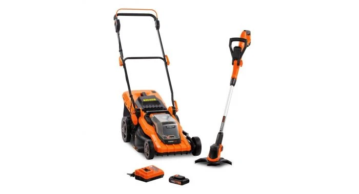 Powerplus POWDPG75565 20V Accu Grasmaaier + Grastrimmer Set (Ah) 3 Powerplus POWDPG75565 20V Accu Grasmaaier + Grastrimmer Set (Ah)