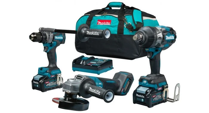Makita DK0158G301 XGT 40V Max Li-ion Accu 3-delige Combiset (2x 4.0Ah Accu) In Tas 3 Makita DK0158G301 XGT 40V Max Li-ion Accu 3-delige Combiset (2x 4.0Ah Accu) In Tas