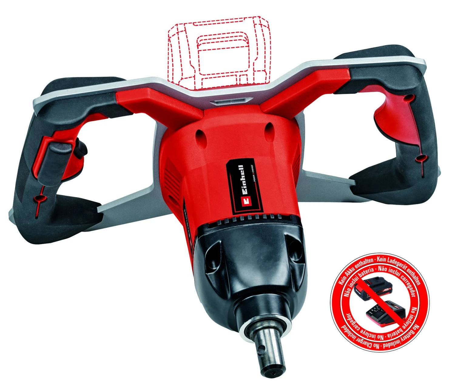 Einhell GP-EA 18/150 Li BL Solo Accu Grondboor Power X-Change 5 Einhell GP-EA 18/150 Li BL Solo Accu Grondboor Power X-Change - Afbeelding 3