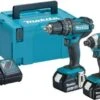 Makita DLX2131MJ 18V Li-Ion Accu Klopboor-/schroefmachine (DHP482) & Slagschroevendraaier (DTD152) Combiset (2x 4.0Ah Accu) In Mbox -Metabo Winkel 0eaac76b03e3c0700bc63e715e390815