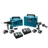 Makita DLX2101PMJ 18V Li-Ion Accu Combihamer (DHR264) & Klopboor-/schroefmachine (DHP481) Combiset (4x 4.0Ah) In Mbox 1 Makita DLX2101PMJ 18V Li-Ion Accu Combihamer (DHR264) & Klopboor-/schroefmachine (DHP481) Combiset (4x 4.0Ah) In Mbox -Metabo Winkel 11369e8c9fb8b62687f42bcf8173e78e