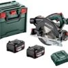 Metabo KS 18 LTX 57 18V Li-Ion Accu Cirkelzaag Set (2x 5,2Ah Accu) In MetaBox - 57mm - 601857700 1 Metabo KS 18 LTX 57 18V Li-Ion Accu Cirkelzaag Set (2x 5,2Ah Accu) In MetaBox - 57mm - 601857700 -Metabo Winkel 16ab191ee1faeb642a35ea48e707d9e6
