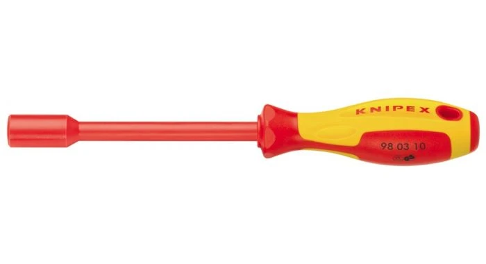 Knipex 98 03 08 VDE Dopschroevendraaier - Zeskant - 8 X 125mm 3 Knipex 98 03 08 VDE Dopschroevendraaier - Zeskant - 8 X 125mm