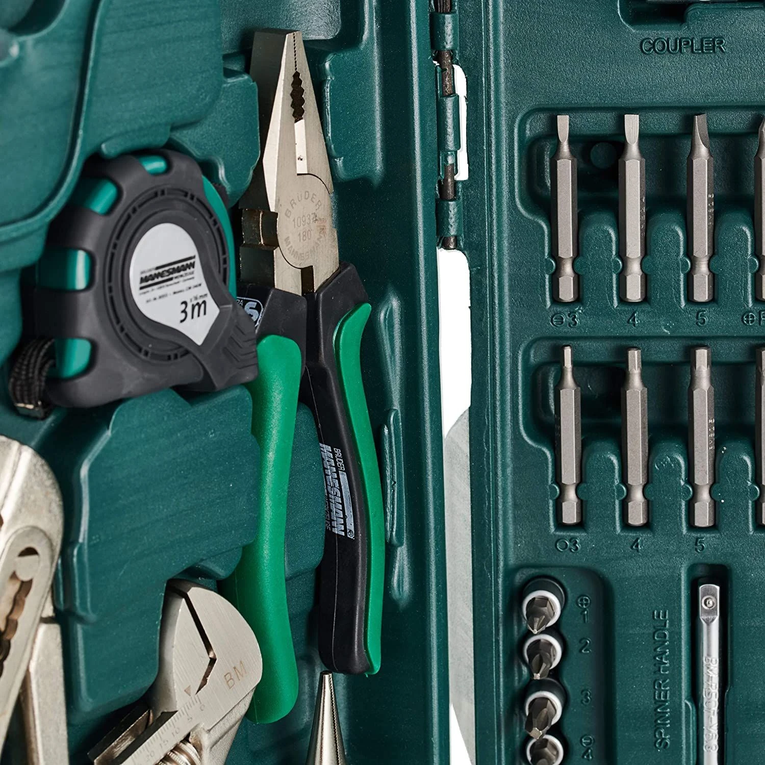 Brüder Mannesmann 29085 Gereedschapset In Koffer - 89-delig 7 Brüder Mannesmann 29085 Gereedschapset In Koffer - 89-delig - Afbeelding 5