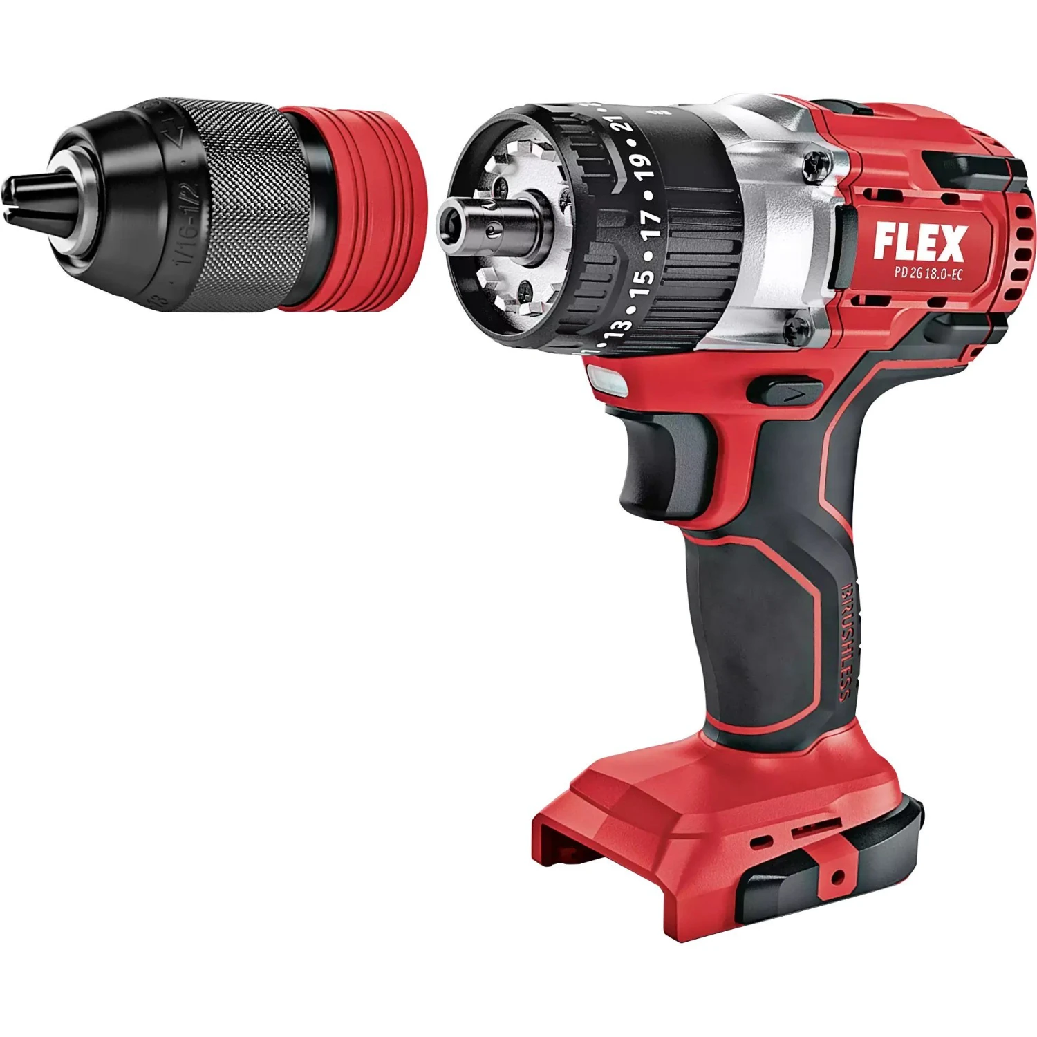 Flex PD 2G 18.0-EC/5.0 Set Li-Ion Accu Klopboor-/schroefmachine Body In L-boxx - 18V - 90Nm 4 Flex PD 2G 18.0-EC/5.0 Set Li-Ion Accu Klopboor-/schroefmachine Body In L-boxx - 18V - 90Nm - Afbeelding 2