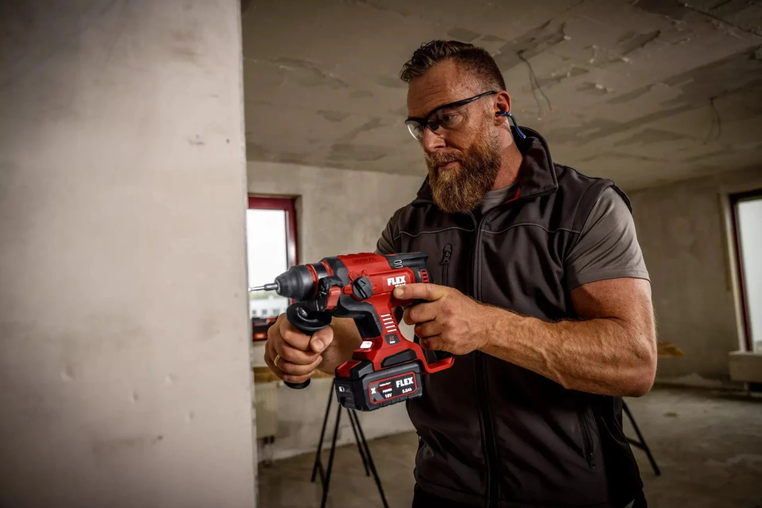 Flex CHE 18.0-EC 18V Li-ion Accu SDS-Plus Boorhamer Body In L-Boxx - Koolborstelloos - 430005 6 Flex CHE 18.0-EC 18V Li-ion Accu SDS-Plus Boorhamer Body In L-Boxx - Koolborstelloos - 430005 - Afbeelding 4