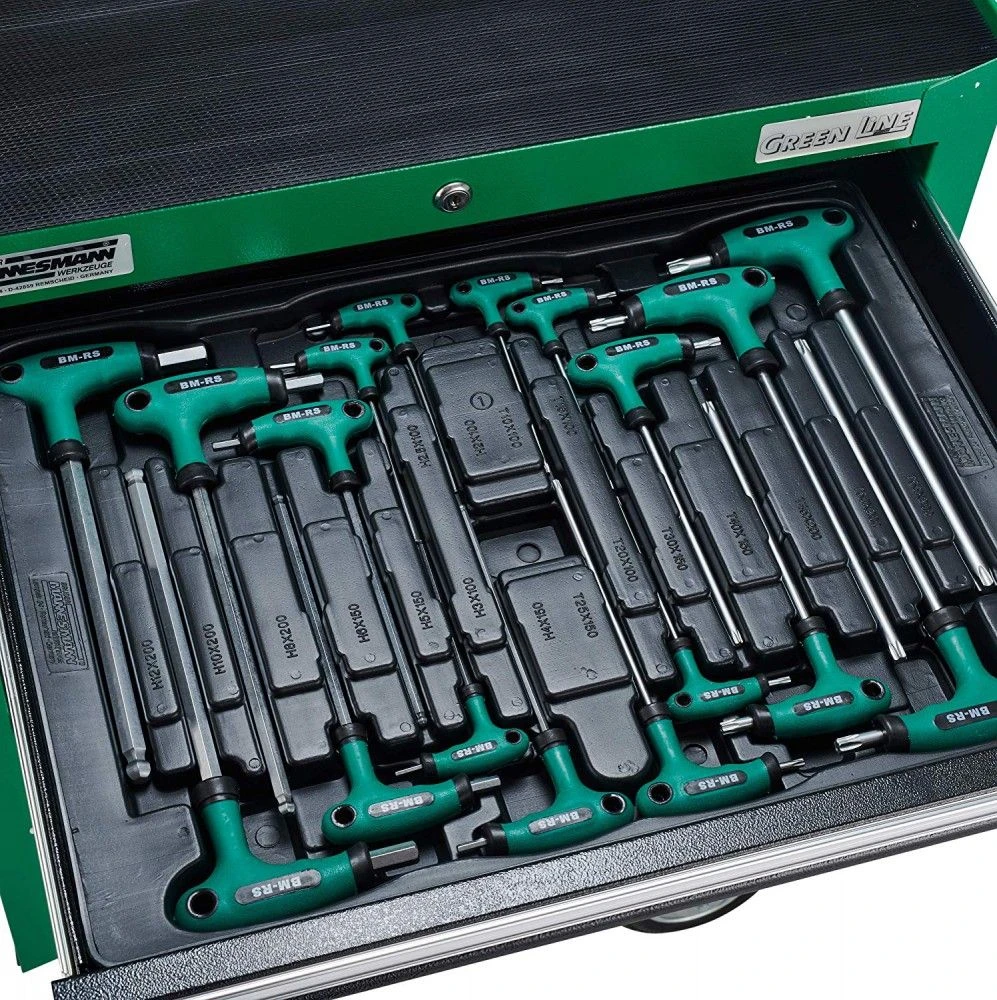 Brüder Mannesmann 28270 321-delige Gereedschapwagen - Gevuld 4 Brüder Mannesmann 28270 321-delige Gereedschapwagen - Gevuld - Afbeelding 2