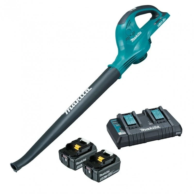 Makita DUB361PT2 36V (2x 18V) Li-Ion Accu Bladblazer Set (2x 5.0Ah Accu) - 252km/h 3 Makita DUB361PT2 36V (2x 18V) Li-Ion Accu Bladblazer Set (2x 5.0Ah Accu) - 252km/h