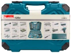 Makita E-06616 Gereedschapset In Koffer - 120-delig -Metabo Winkel 3385feb9897a32b29171d6d5c68fbc9d