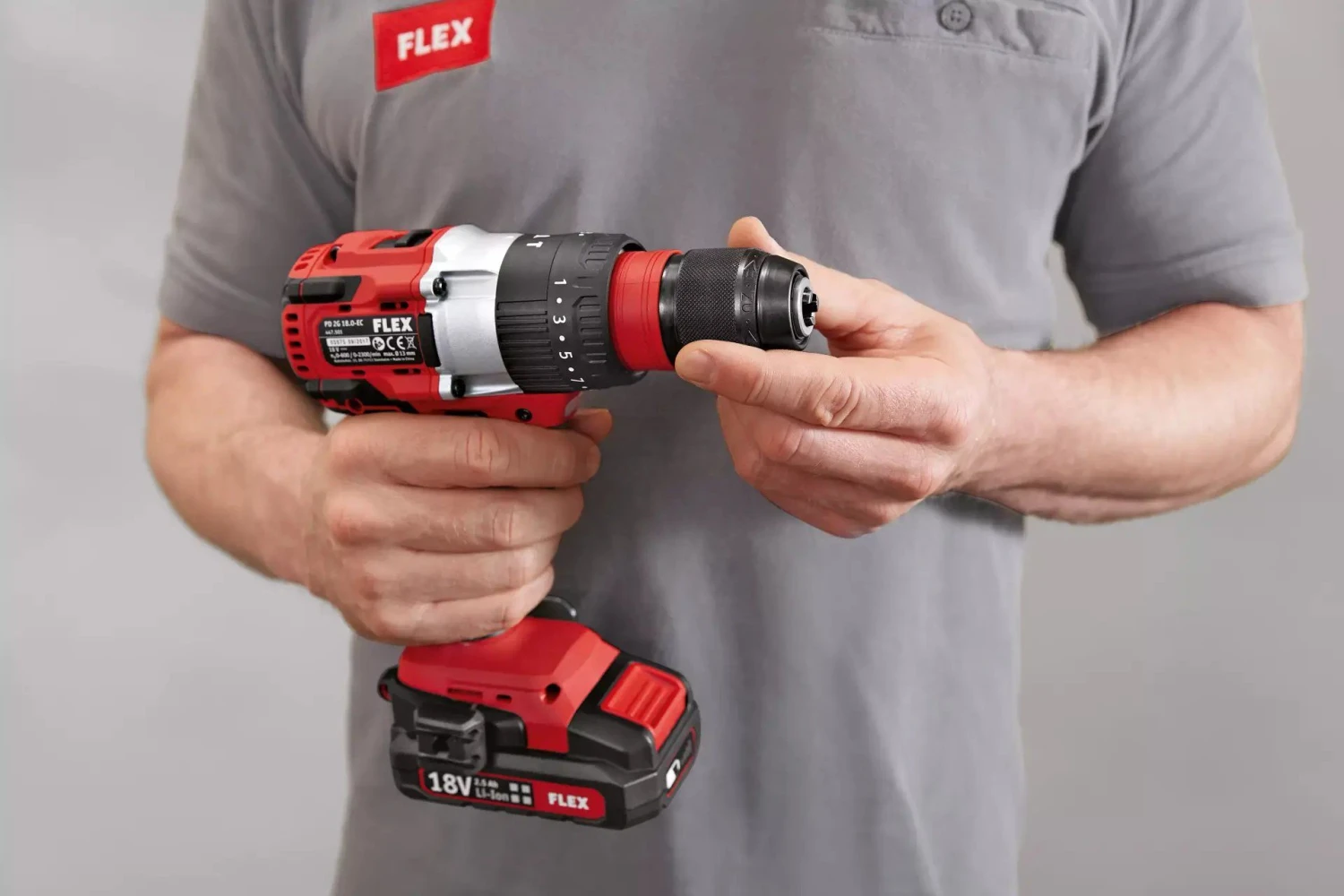 Flex PD 2G 18.0-EC/5.0 Set Li-Ion Accu Klopboor-/schroefmachine Body In L-boxx - 18V - 90Nm 5 Flex PD 2G 18.0-EC/5.0 Set Li-Ion Accu Klopboor-/schroefmachine Body In L-boxx - 18V - 90Nm - Afbeelding 3