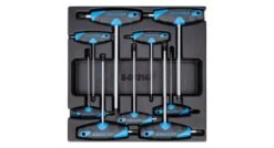 Gedore 1500 ES-DT 2142 9-delige Haakse Schroevendraaierset In 2/3 Gereedschapsmodule