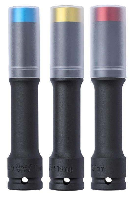 Sonic 300312 Power-krachtdopset 1/2'' 6-kant Extra Lang - 3 Delig 3 Sonic 300312 Power-krachtdopset 1/2'' 6-kant Extra Lang - 3 Delig