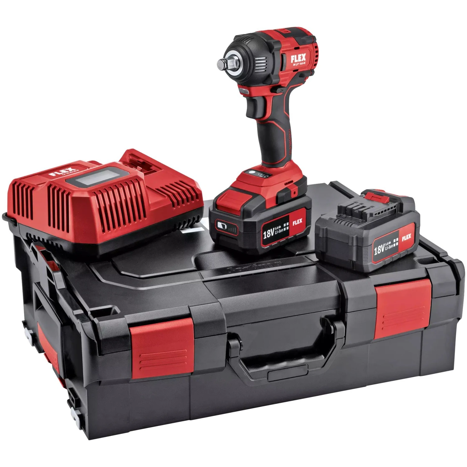 Flex IW 1/2" 18.0-EC/5.0 Set Li-Ion Accu Slagmoersleutel Set (2x 5.0Ah) In L-Boxx - 1/2'' - 18V - 250Nm 3 Flex IW 1/2" 18.0-EC/5.0 Set Li-Ion Accu Slagmoersleutel Set (2x 5.0Ah) In L-Boxx - 1/2'' - 18V - 250Nm