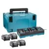 Makita XGT 40V Max Li-Ion Accu Starterset (4x 4.0Ah) + Duolader In Mbox 2 Makita XGT 40V Max Li-Ion Accu Starterset (4x 4.0Ah) + Duolader In Mbox -Metabo Winkel 4acd7ff73f02a5d47d355c5df4696f7d