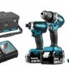 Makita DLX3090TX 18V Li-Ion Accu Boor-/schroefmachine (DDF484) & Slagschroevendraaier (DTD153) Combiset (2x 5.0Ah Accu) In Tas -Metabo Winkel 4fed624ca580b895c462b2f30777273c