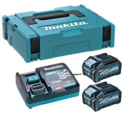 Makita 191J97-1 Startset XGT 40 V Max DC40RA/2xBL4040 -Metabo Winkel 59dfcf3ce96684b3bc5f103895ea7681