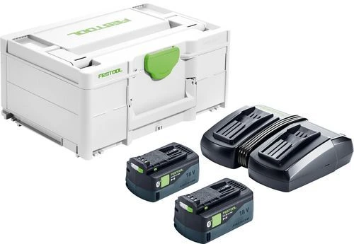Festool SYS 18V 2x5,0/TCL 6 DUO Energieset (2x 5,0Ah) In Systainer - 577707 3 Festool SYS 18V 2x5,0/TCL 6 DUO Energieset (2x 5,0Ah) In Systainer - 577707