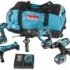 Makita DLX4017 18V Li-Ion Accu 4 Delige Combiset (3x 3.0Ah Accu) In Tas