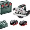 Metabo KS 18 LTX 66 BL 18V Li-ion Accu Cirkelzaag Set (2 X 5.5 LiHD Ah) In MetaBox - Koolborstelloos - 611866660 -Metabo Winkel 646a46d27b8a0a2add08f97ff2b1c993