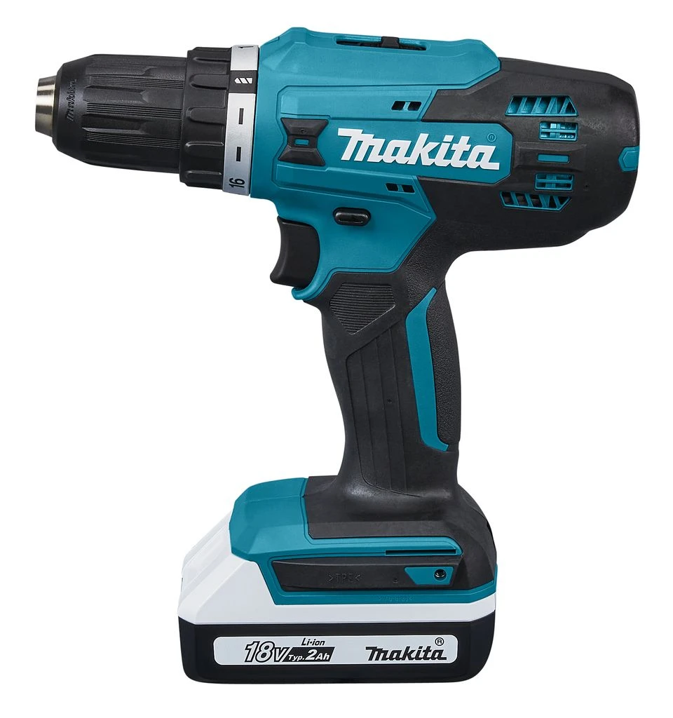 Makita DK18A35X2 18V Li-Ion Accu Klopboor-/schroefmachine (DF488DZ) & Slagschroevendraaier (TD127DZ) Combiset (2x 2Ah) In Koffer 5 Makita DK18A35X2 18V Li-Ion Accu Klopboor-/schroefmachine (DF488DZ) & Slagschroevendraaier (TD127DZ) Combiset (2x 2Ah) In Koffer - Afbeelding 3