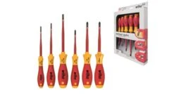 Wiha 3201 K6 01 6-delige SoftFinish SlimFix VDE Schroevendraaierset - Sleuf/Philips/Pozidrive - 38362