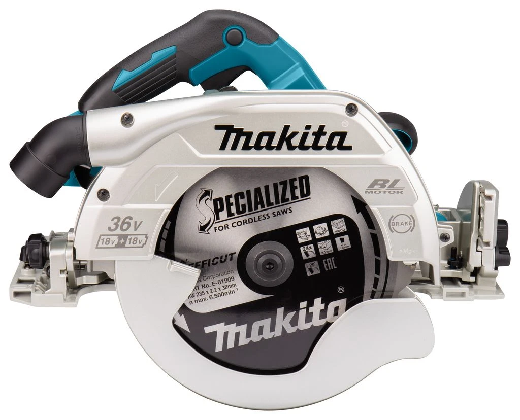 Makita DHS900ZU 36V (2x 18V) Li-Ion Accu Cirkelzaag Body - 235 Mm 3 Makita DHS900ZU 36V (2x 18V) Li-Ion Accu Cirkelzaag Body - 235 Mm