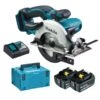 Makita DSS501RTJ 18V Li-Ion Accu Cirkelzaag Set (2x 5.0Ah Accu) In Mbox - 136mm 1 Makita DSS501RTJ 18V Li-Ion Accu Cirkelzaag Set (2x 5.0Ah Accu) In Mbox - 136mm -Metabo Winkel 71c90577871bca901f99eac0143a4042