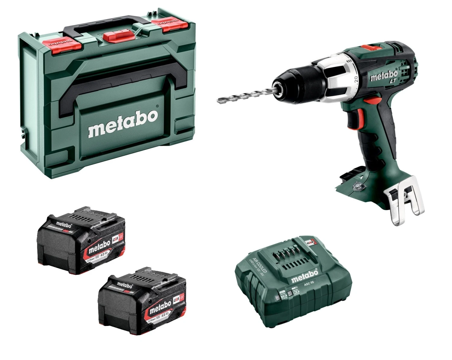 Metabo SB 18 LT 18V Li-Ion Accu Klopboor-/schroefmachine Set (2x 4.0Ah Li-Power Accu) In MetaBOX - 602103500 3 Metabo SB 18 LT 18V Li-Ion Accu Klopboor-/schroefmachine Set (2x 4.0Ah Li-Power Accu) In MetaBOX - 602103500