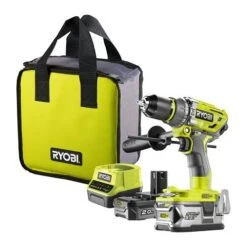 Ryobi R18PD7-252S 18V Li-Ion Accu Klopboormachine Set (1x 5.0Ah & 1x 2.0Ah) - 85Nm - Koolborstelloos