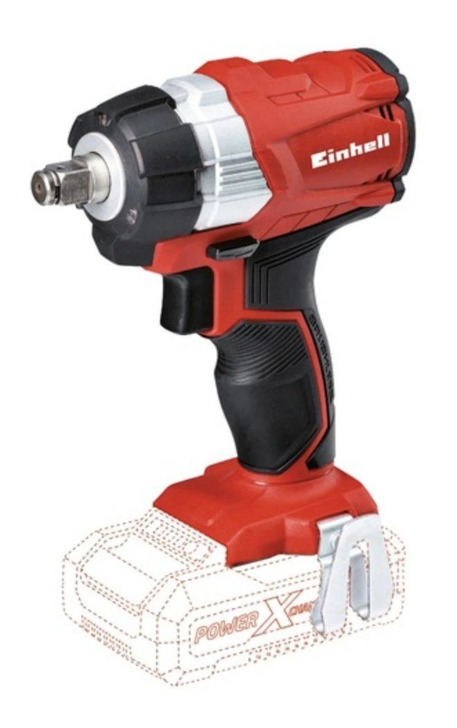 Einhell TE-CW 18 LI BL 18V Li-Ion Accu Slagmoersleutel Body - 215Nm - 1/2" - Koolborstelloos - 4510040 3 Einhell TE-CW 18 LI BL 18V Li-Ion Accu Slagmoersleutel Body - 215Nm - 1/2" - Koolborstelloos - 4510040