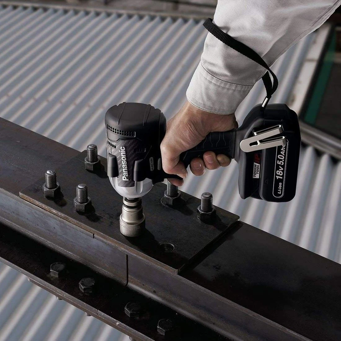 Panasonic EY75A8X 14.4-18V Li-Ion Accu Slagmoersleutel Body - 205Nm - 1/2" - Koolborstelloos 6 Panasonic EY75A8X 14.4-18V Li-Ion Accu Slagmoersleutel Body - 205Nm - 1/2" - Koolborstelloos - Afbeelding 4