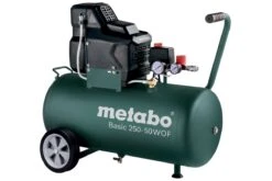 Metabo Basic 250-50 W OF Set Compressor + LPZ 4 Toebehorenset - 1500W - 8 Bar - 50L - 100 L/min - 690988000 -Metabo Winkel 82e30259888cd8a44489b37070a7a027