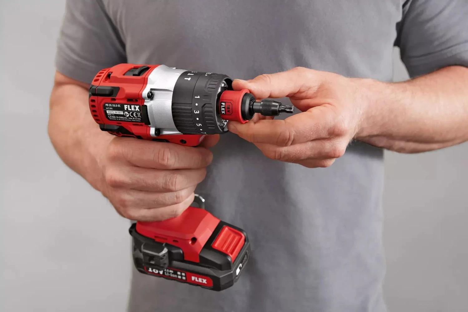 Flex PD 2G 18.0-EC/5.0 Set Li-Ion Accu Klopboor-/schroefmachine Body In L-boxx - 18V - 90Nm 7 Flex PD 2G 18.0-EC/5.0 Set Li-Ion Accu Klopboor-/schroefmachine Body In L-boxx - 18V - 90Nm - Afbeelding 5