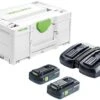 Festool SYS 18V 2x4,0/TCL 6 DUO Energieset (2x 4,0Ah) In Systainer - 577109 -Metabo Winkel 8c47224afc24edd635b2d4c7c41c4005
