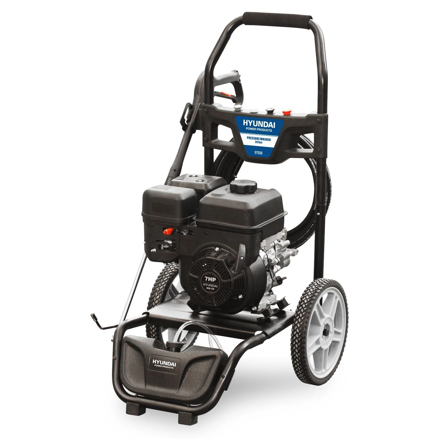 Hyundai 57535 Benzine Hogedrukreiniger Koud Water - 4-takt - 207 Bar 3 Hyundai 57535 Benzine Hogedrukreiniger Koud Water - 4-takt - 207 Bar