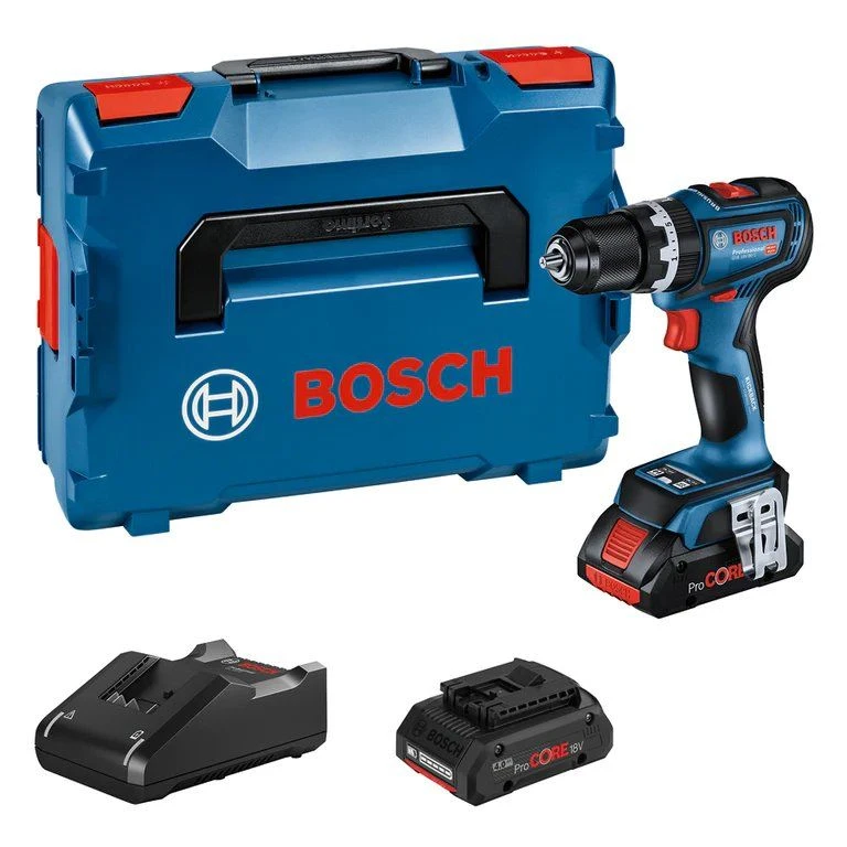 Bosch GSB 18V-90 C 18V Li-ion Accu Schroefklopboor Set (2x 4.0Ah) In L-Boxx - 64 Nm 3 Bosch GSB 18V-90 C 18V Li-ion Accu Schroefklopboor Set (2x 4.0Ah) In L-Boxx - 64 Nm