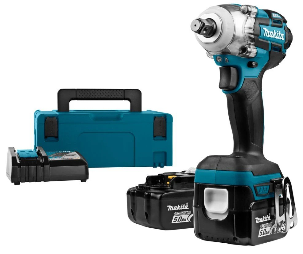 Makita DTW284RTJ 14,4V Li-Ion Accu Slagmoersleutel Set (2x 5.0Ah Accu) In Mbox - 275Nm - 1/2'' 3 Makita DTW284RTJ 14,4V Li-Ion Accu Slagmoersleutel Set (2x 5.0Ah Accu) In Mbox - 275Nm - 1/2''