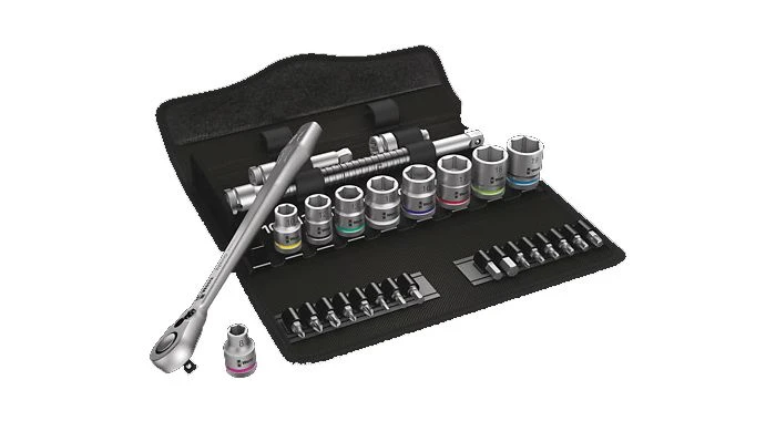 Wera 5004048001 8100 SB 8 Zyklop Metal Doppenset Met Omschakelpal - 3/8'' 3 Wera 5004048001 8100 SB 8 Zyklop Metal Doppenset Met Omschakelpal - 3/8''