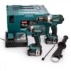 Makita DLX2145TJ 18V Li-Ion Accu Klopboor-/schroefmachine (DHP458) & Slagschroevendraaier (DTD152) Combiset (2x 5.0Ah Accu) In Mbox 2 Makita DLX2145TJ 18V Li-Ion Accu Klopboor-/schroefmachine (DHP458) & Slagschroevendraaier (DTD152) Combiset (2x 5.0Ah Accu) In Mbox -Metabo Winkel aab51132f3e41d2b8bb9a6946c1839f9