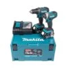 Makita DLX2127MJ 18V Li-Ion Accu Boor-/schroefmachine (DDF482) & Slagschroevendraaier (DTD152) Combiset (2x 4.0Ah) In Mbox 2 Makita DLX2127MJ 18V Li-Ion Accu Boor-/schroefmachine (DDF482) & Slagschroevendraaier (DTD152) Combiset (2x 4.0Ah) In Mbox -Metabo Winkel b1a39999326e0ce02150ca99fd73fead