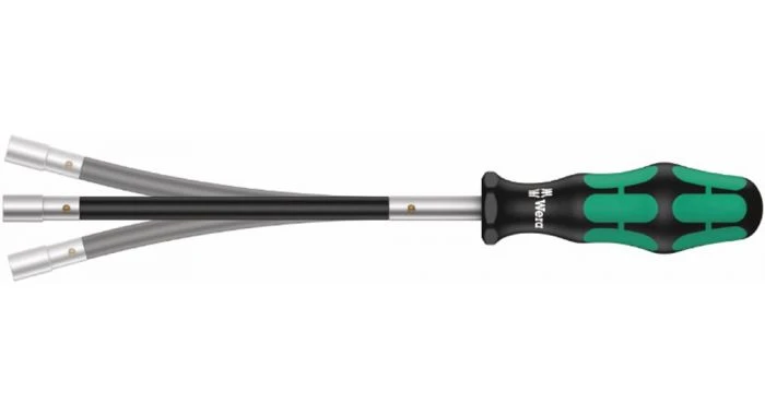 Wera 05028148001 Kraftform Plus Dopschroevendraaier Met Flexibele Schacht - Zeskant - 6 X 167mm 3 Wera 05028148001 Kraftform Plus Dopschroevendraaier Met Flexibele Schacht - Zeskant - 6 X 167mm