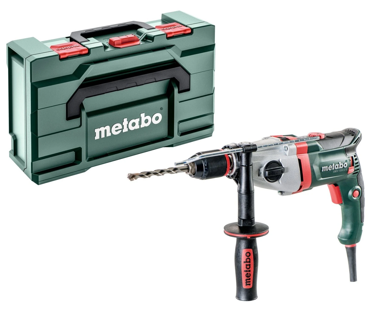 Metabo SBEV 1300-2 S Klopboormachine Met Snelspanboorhouder Futuro Plus In MetaBOX - 1300W - 600786500 3 Metabo SBEV 1300-2 S Klopboormachine Met Snelspanboorhouder Futuro Plus In MetaBOX - 1300W - 600786500