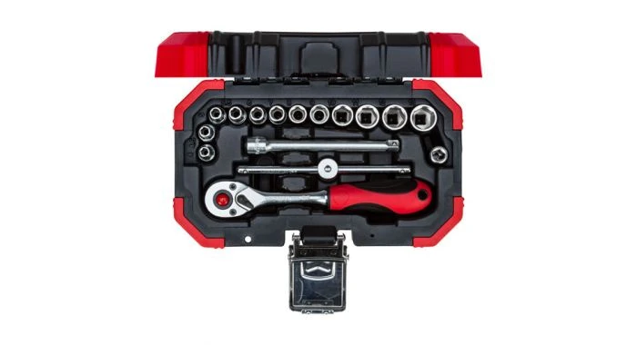 Gedore RED R49003016 16-delige Dopsleutelset - 1/4'' - 3300050 3 Gedore RED R49003016 16-delige Dopsleutelset - 1/4'' - 3300050