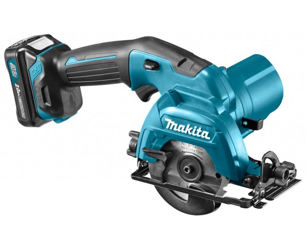 Makita HS301DSAE 10.8V Li-Ion Accu Cirkelzaag Set (2x 2.0Ah Accu) In Koffer - 85mm 3 Makita HS301DSAE 10.8V Li-Ion Accu Cirkelzaag Set (2x 2.0Ah Accu) In Koffer - 85mm