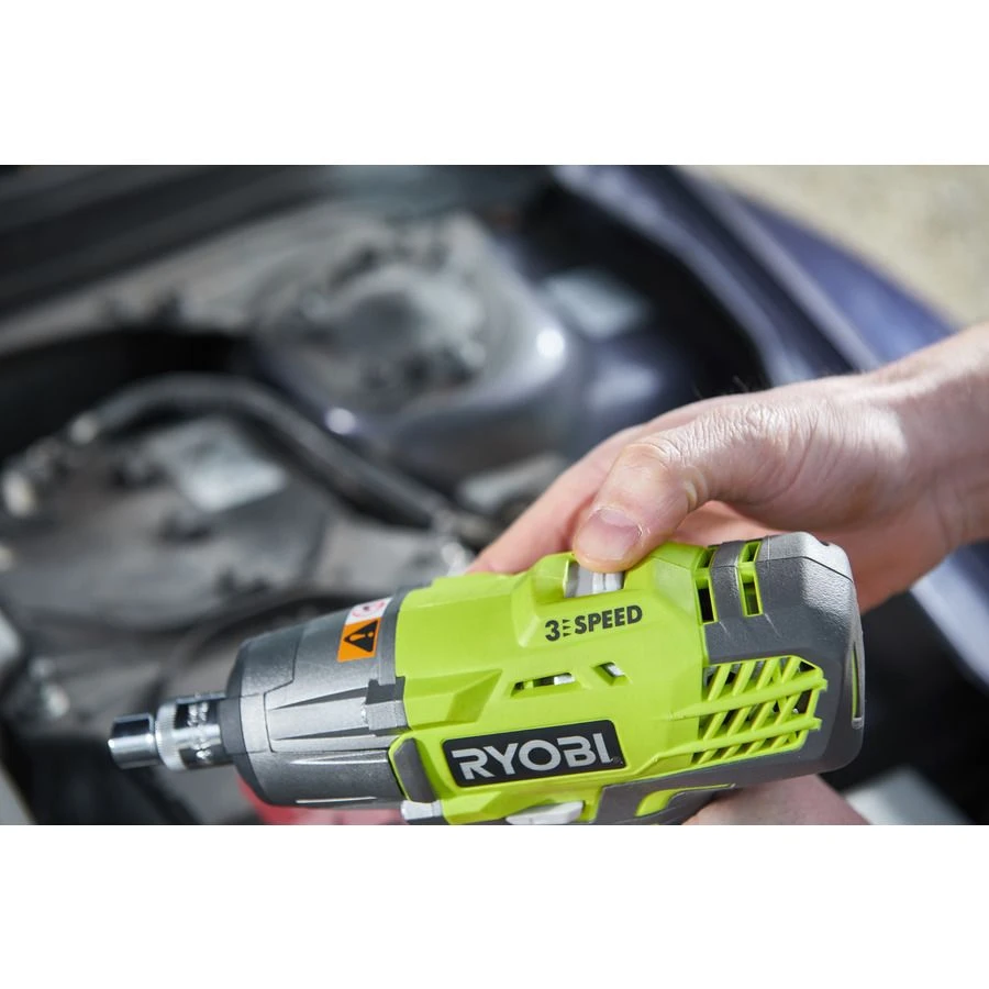 Ryobi R18IW3-0 ONE+ 18V Li-Ion Accu Slagmoersleutel Body - 400Nm - 1/2" - 5133002436 4 Ryobi R18IW3-0 ONE+ 18V Li-Ion Accu Slagmoersleutel Body - 400Nm - 1/2" - 5133002436 - Afbeelding 2