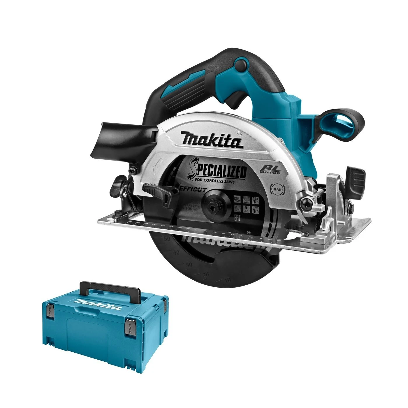 Makita DHS660RTJ 18V Li-Ion Accu Cirkelzaag Set (2x 5.0Ah Accu) In Mbox - 165mm - Koolborstelloos 4 Makita DHS660RTJ 18V Li-Ion Accu Cirkelzaag Set (2x 5.0Ah Accu) In Mbox - 165mm - Koolborstelloos - Afbeelding 2
