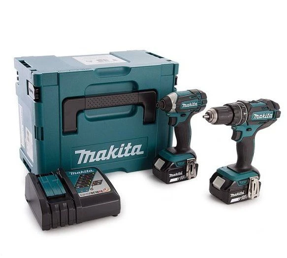 Makita DLX2131TJ 18V Li-Ion Accu Klopboor-/schroefmachine (DHP482) & Slagschroevendraaier (DTD152) Combiset (2x 5.0Ah Accu) In Mbox 3 Makita DLX2131TJ 18V Li-Ion Accu Klopboor-/schroefmachine (DHP482) & Slagschroevendraaier (DTD152) Combiset (2x 5.0Ah Accu) In Mbox