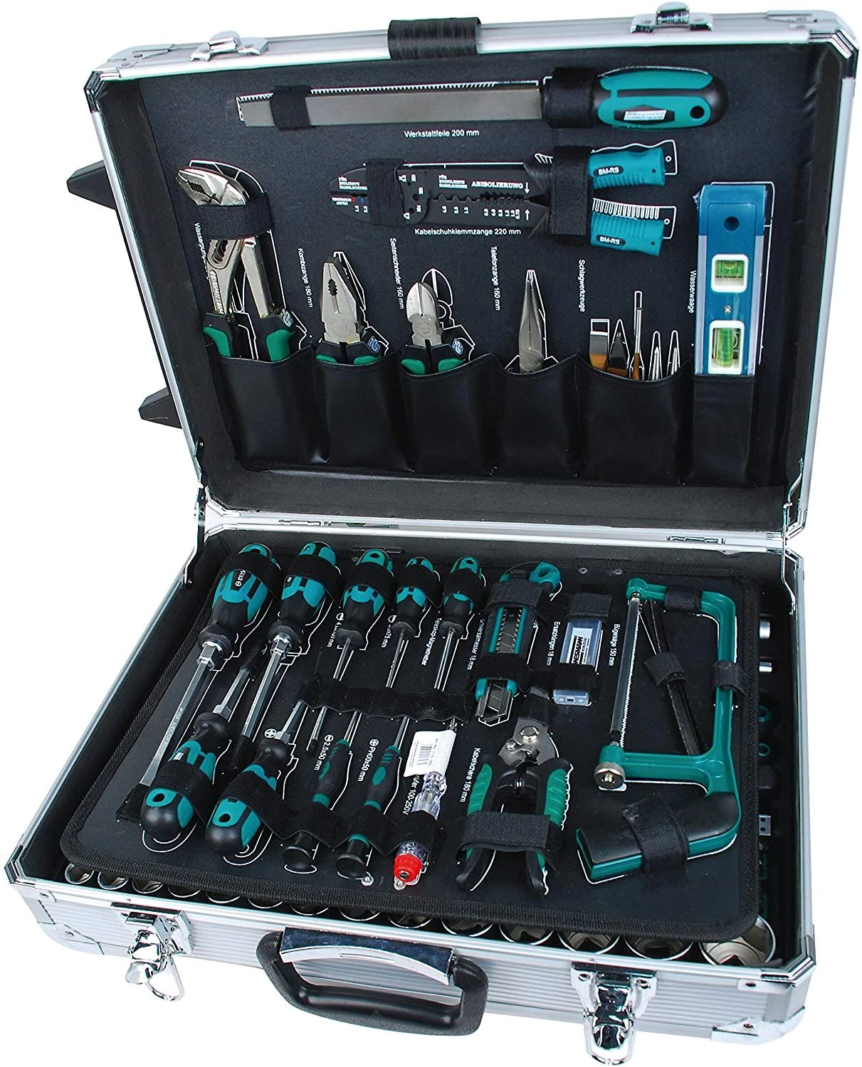 Brüder Mannesmann 29077 Gereedschapset In Trolley - 159-delig 4 Brüder Mannesmann 29077 Gereedschapset In Trolley - 159-delig - Afbeelding 2