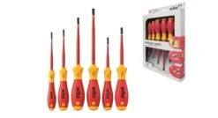 Wiha 3201 ZK6 6-delige SoftFinish SlimFix VDE Schroevendraaierset - Sleuf/Pozidrive - 36455